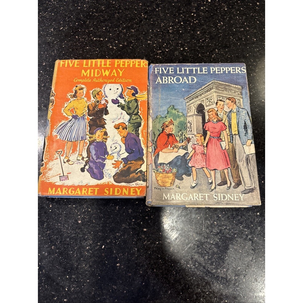 LOT‎ Of 2 Five Little Peppers Midway & Abroad